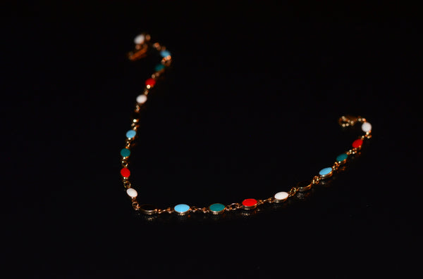 Color me with love anklet