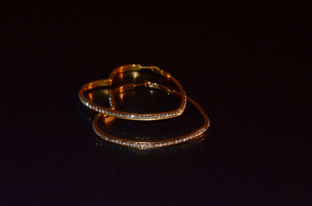 Heart Hoop Earring