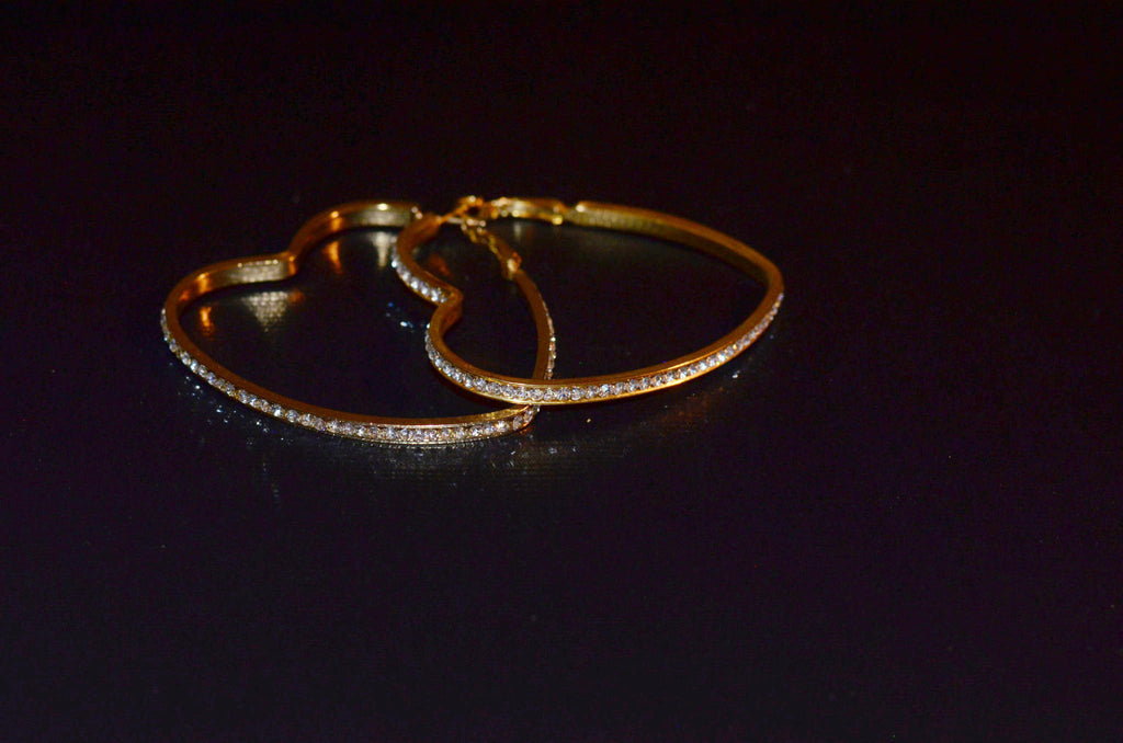 Heart Hoop Earring