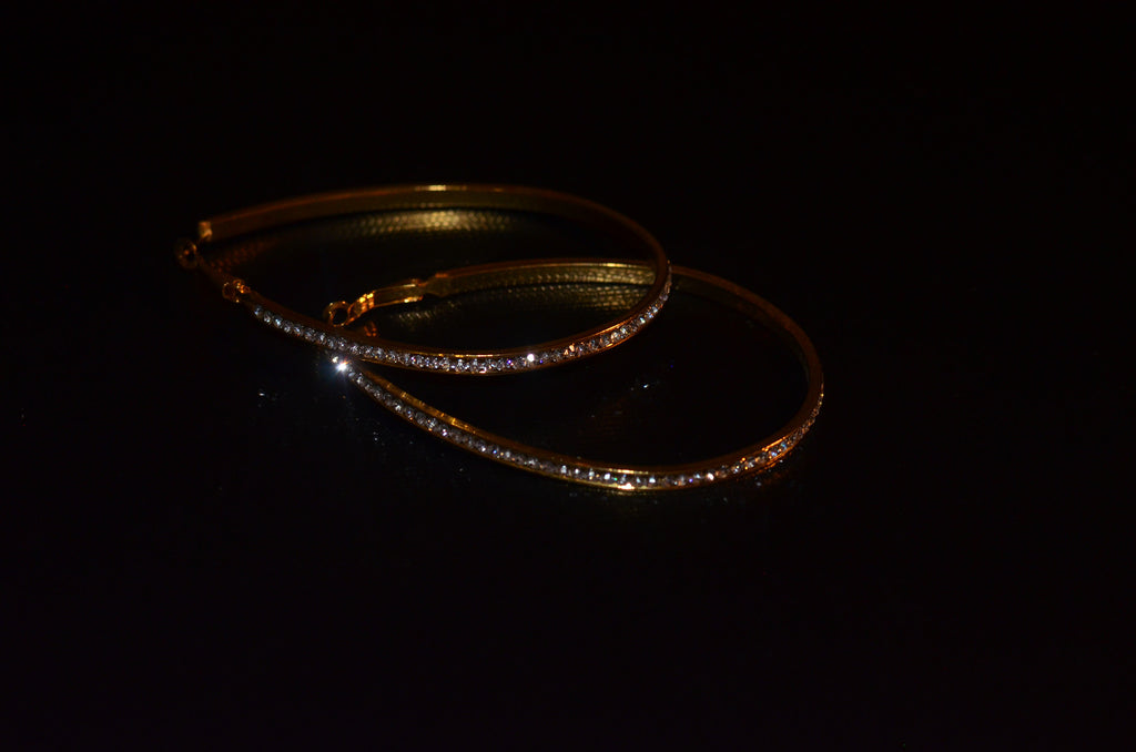 Crystal Hoops