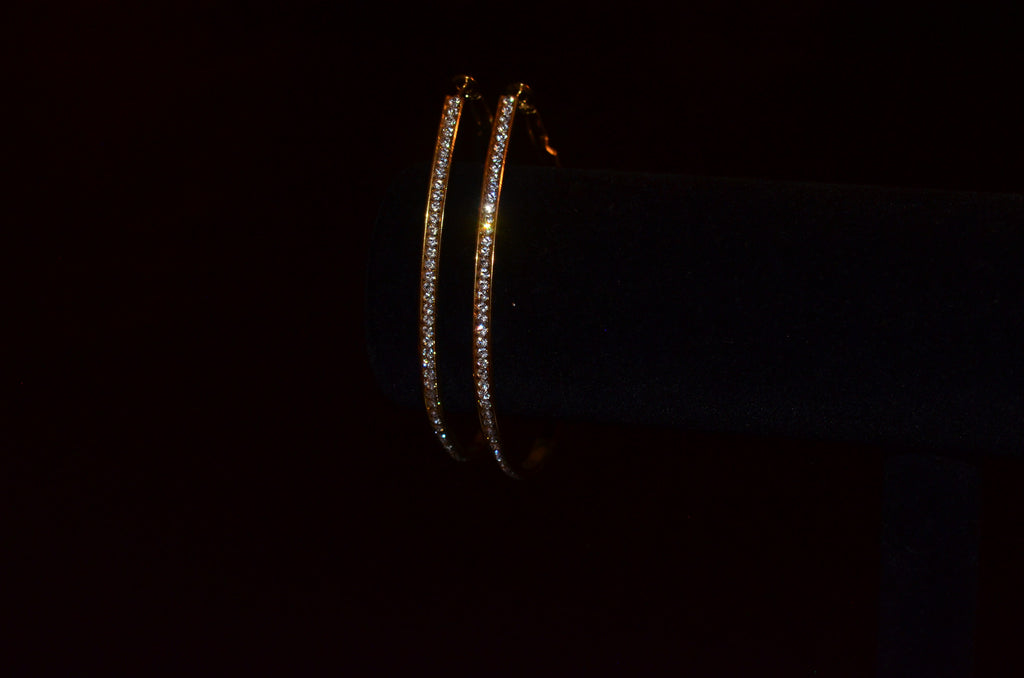 Crystal Hoops