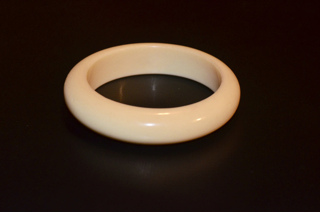 White batik bone Bangles