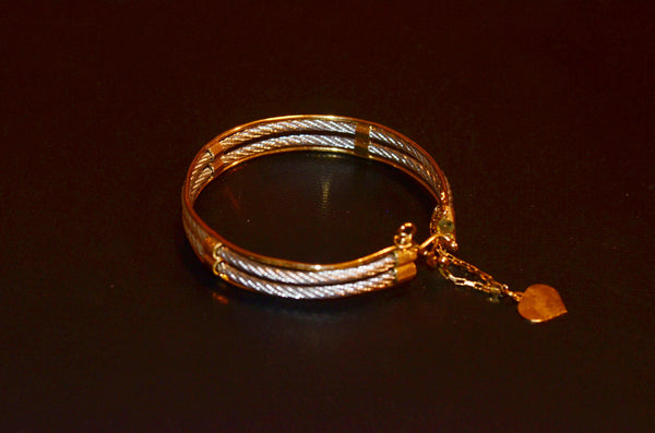 Gold and silver Bracelets