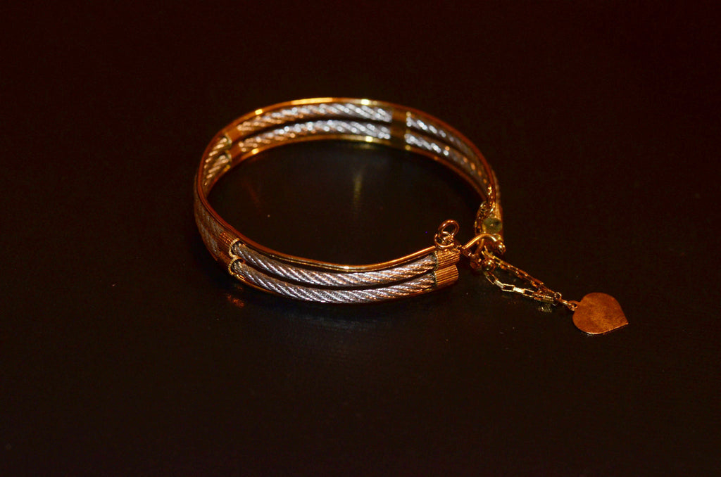 Gold and silver Bracelets