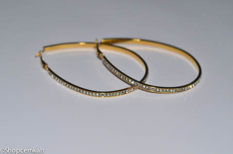 Crystal Hoops
