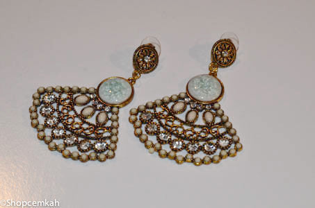 Vintage long hanging earring