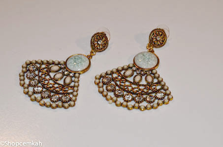 Vintage long hanging earring