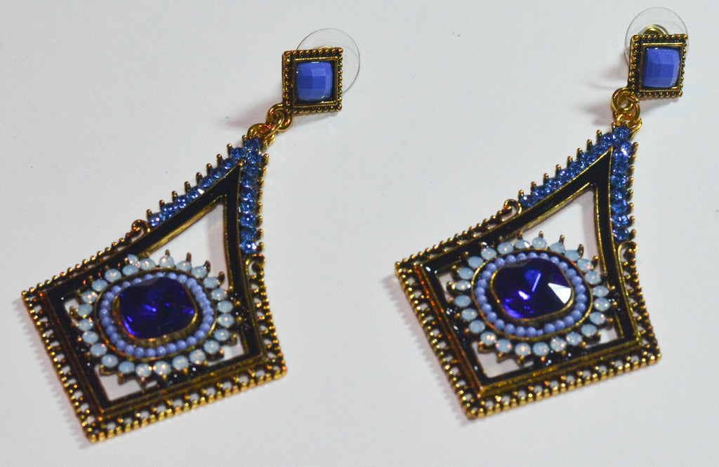 Blue earring