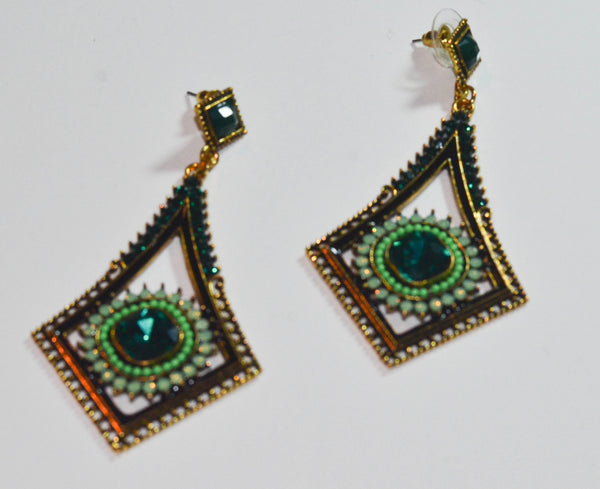 Green Earring