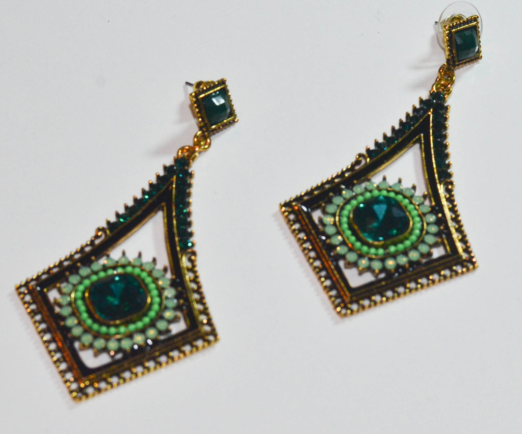 Green Earring