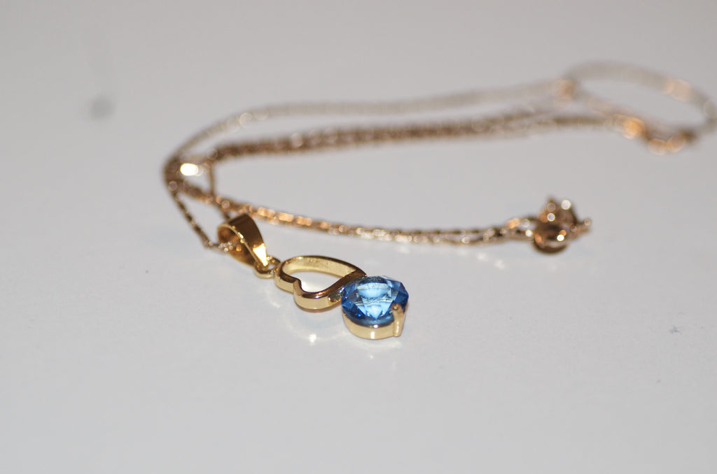 Blue sky necklace