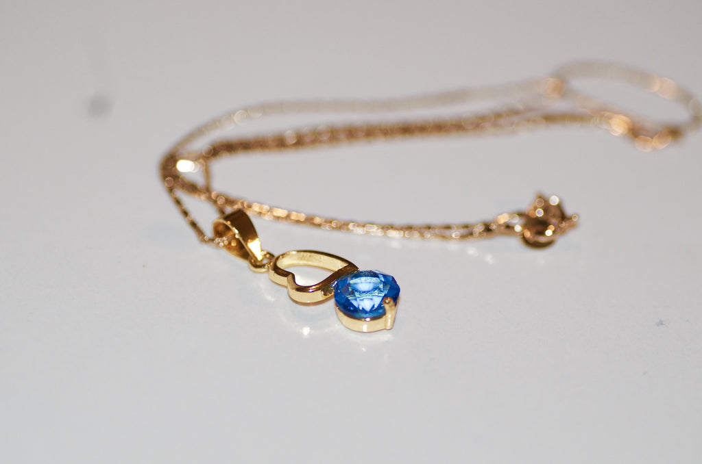 Blue sky necklace