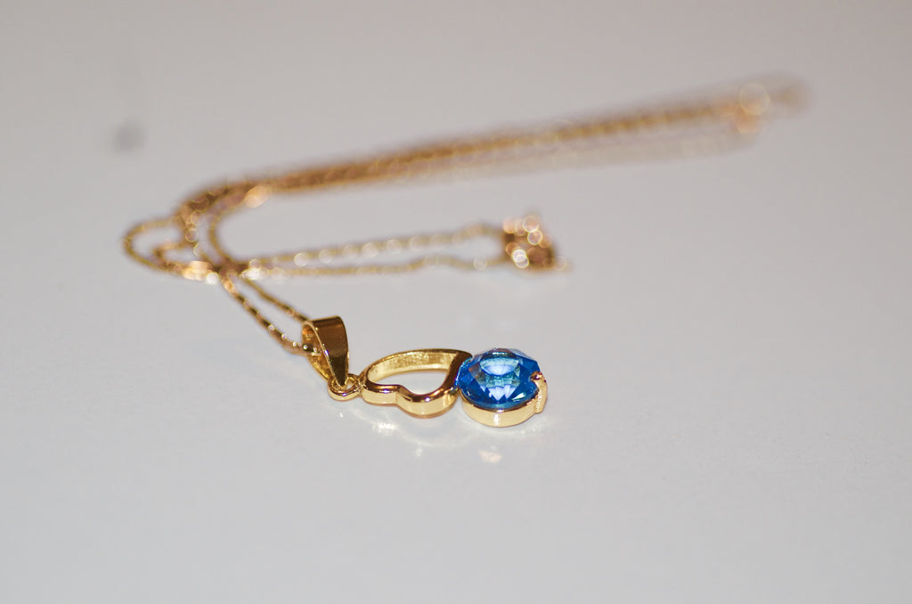 Blue sky necklace