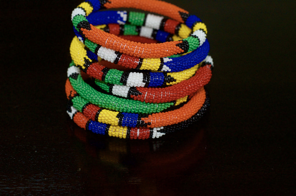 Beaded Maasai  Bangles