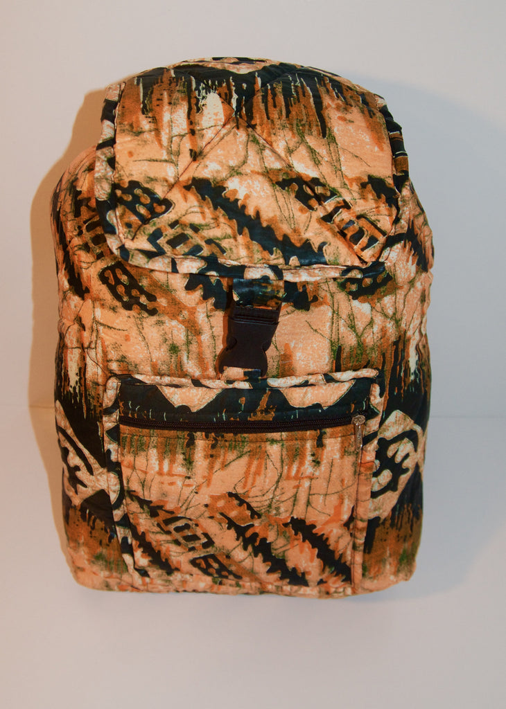 Zula African print backpack