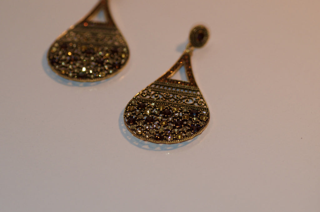 Brown Royalty earring