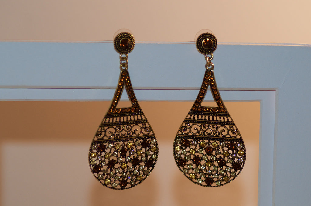 Brown Royalty earring
