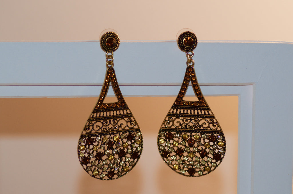 Brown Royalty earring