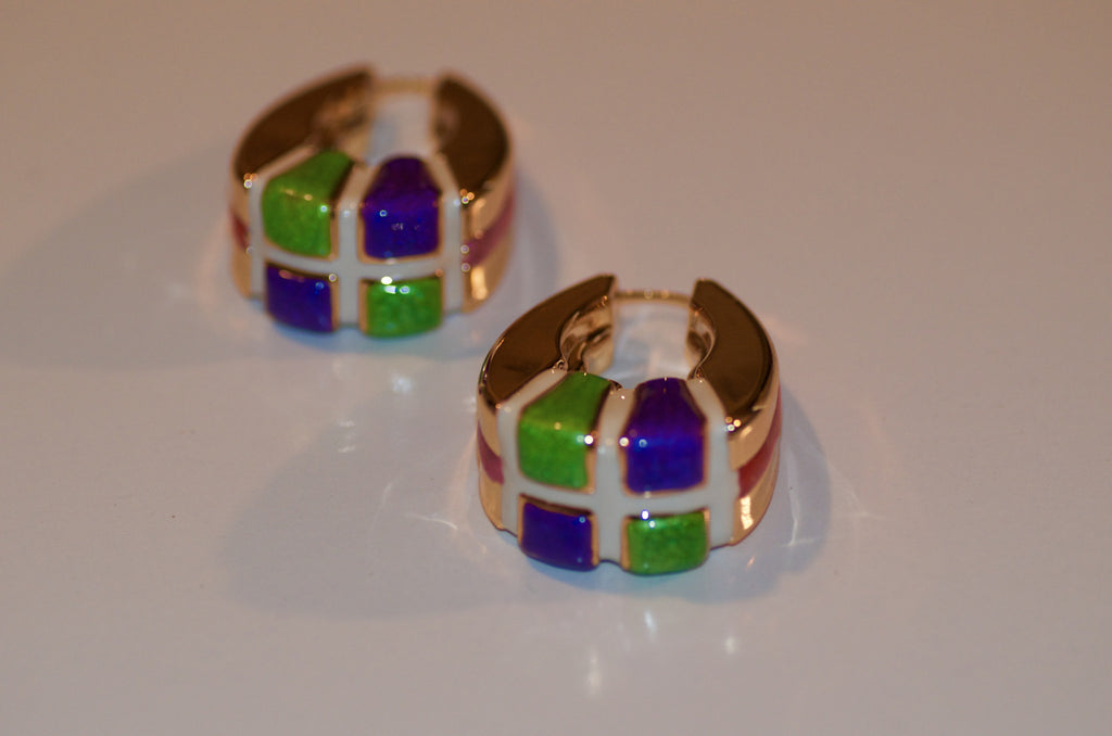 Lightweight chunky earring