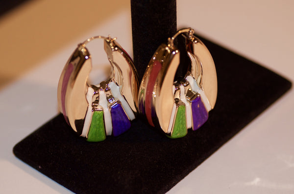 Lightweight chunky earring