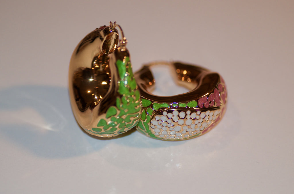 Lightweight chunky earring