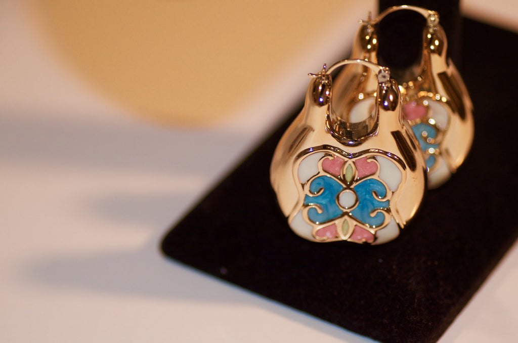 Lightweight chunky earring