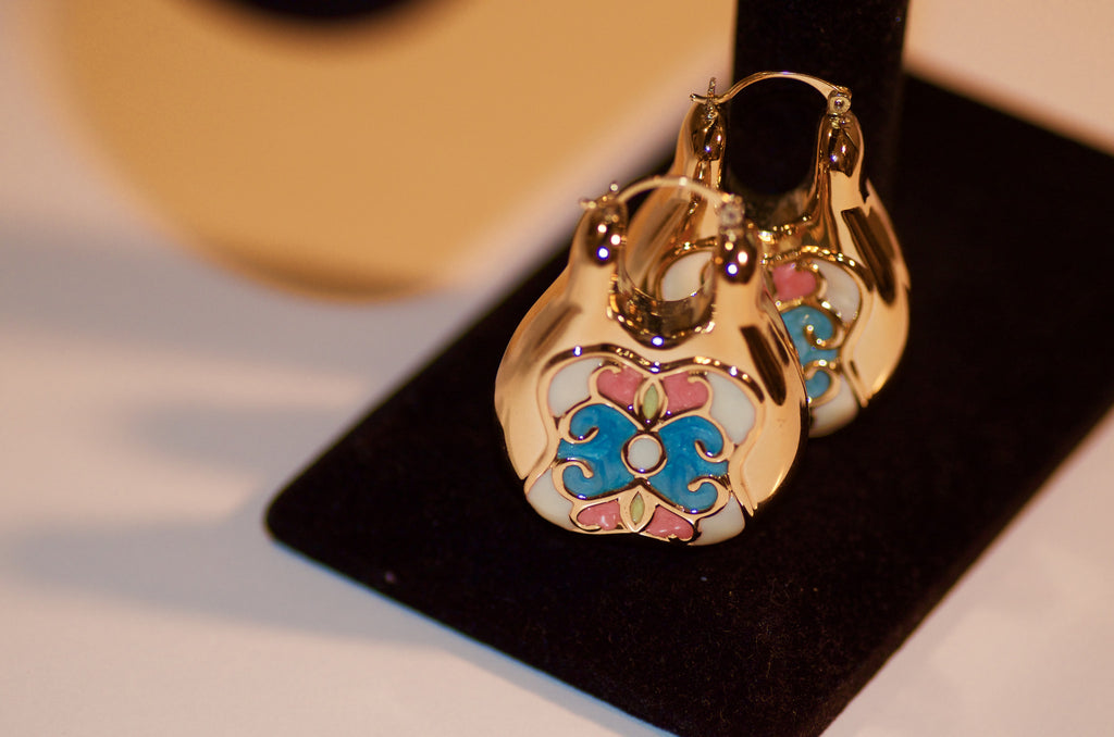 Lightweight chunky earring