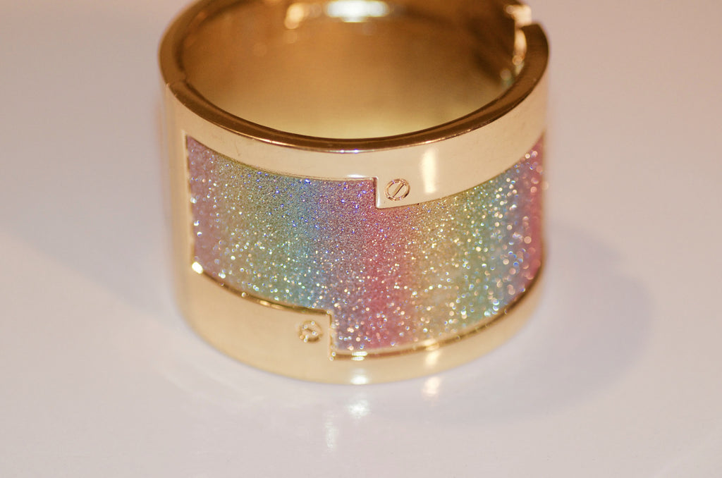 Rainbow cuff bracelet