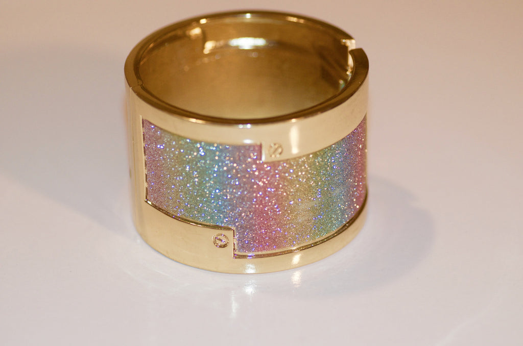 Rainbow cuff bracelet