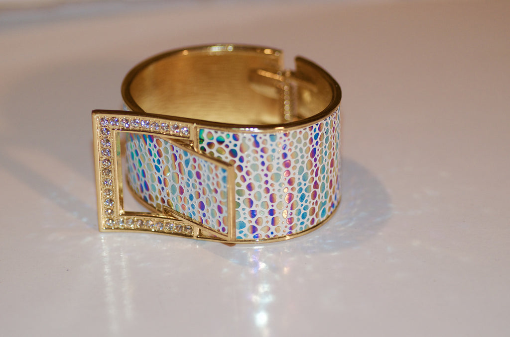 Multi colored cuff bracelet