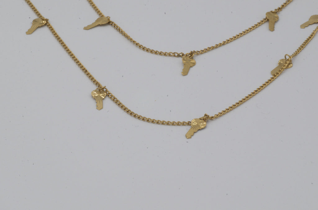 Key to my waist belly chain