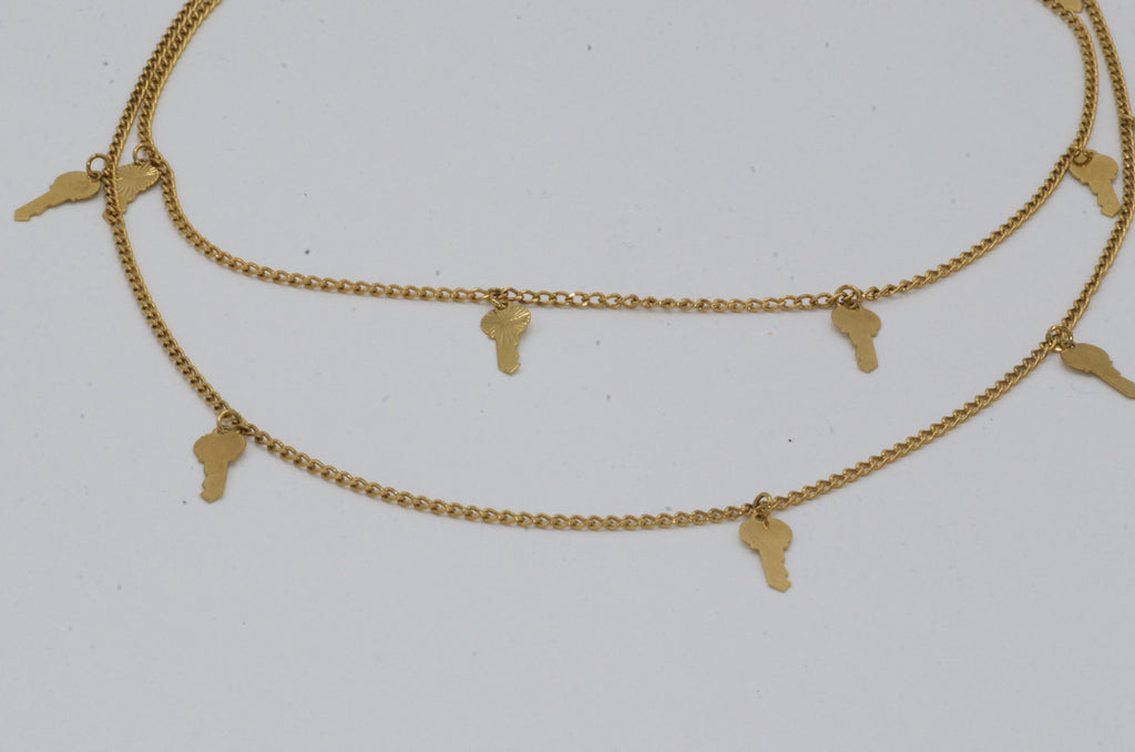 Key to my waist belly chain