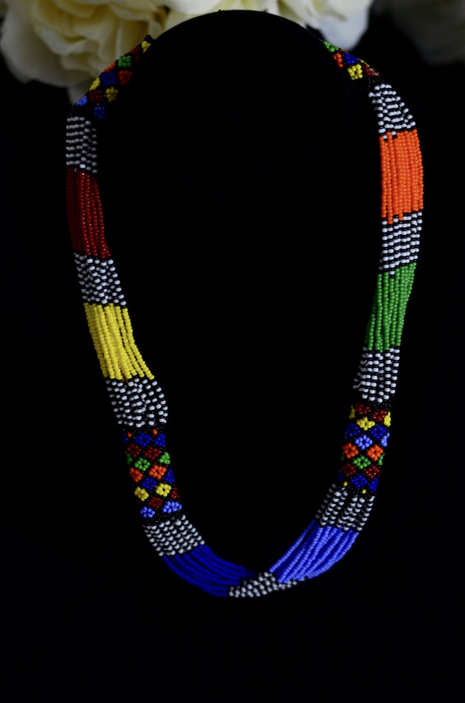 Tribal  Beaded Necklace