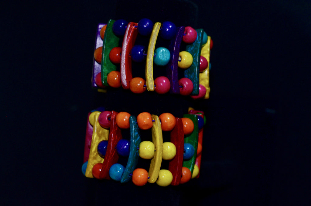 Multicolor Beads Bangle