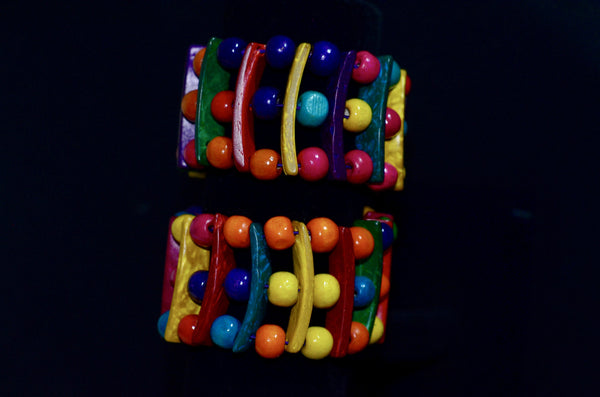 Multicolor Beads Bangle