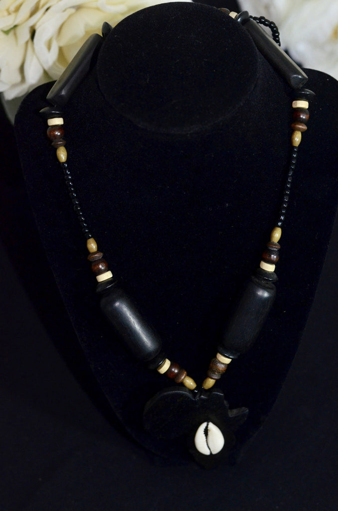 Tribal black Necklace