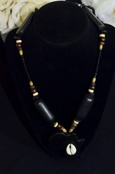 Tribal black Necklace
