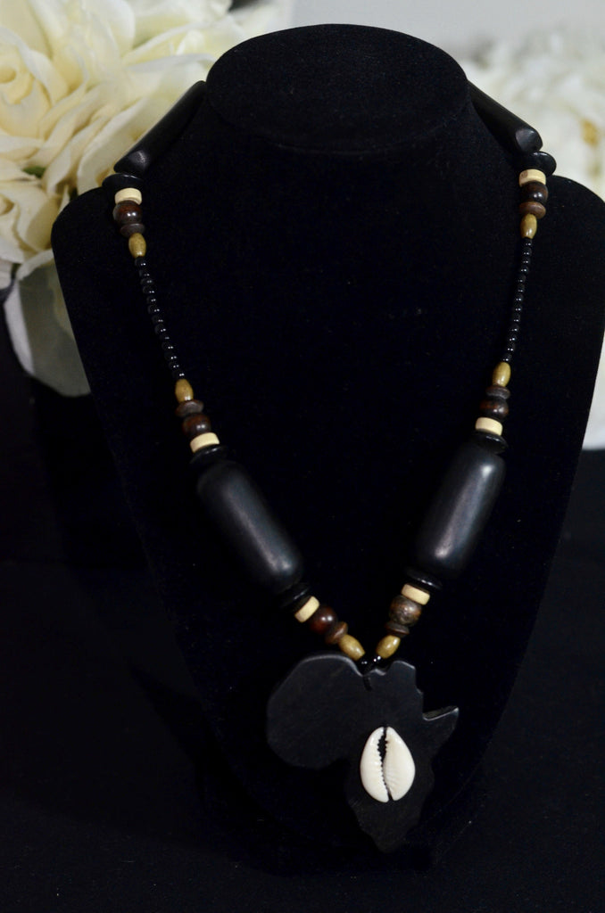 Tribal black Necklace