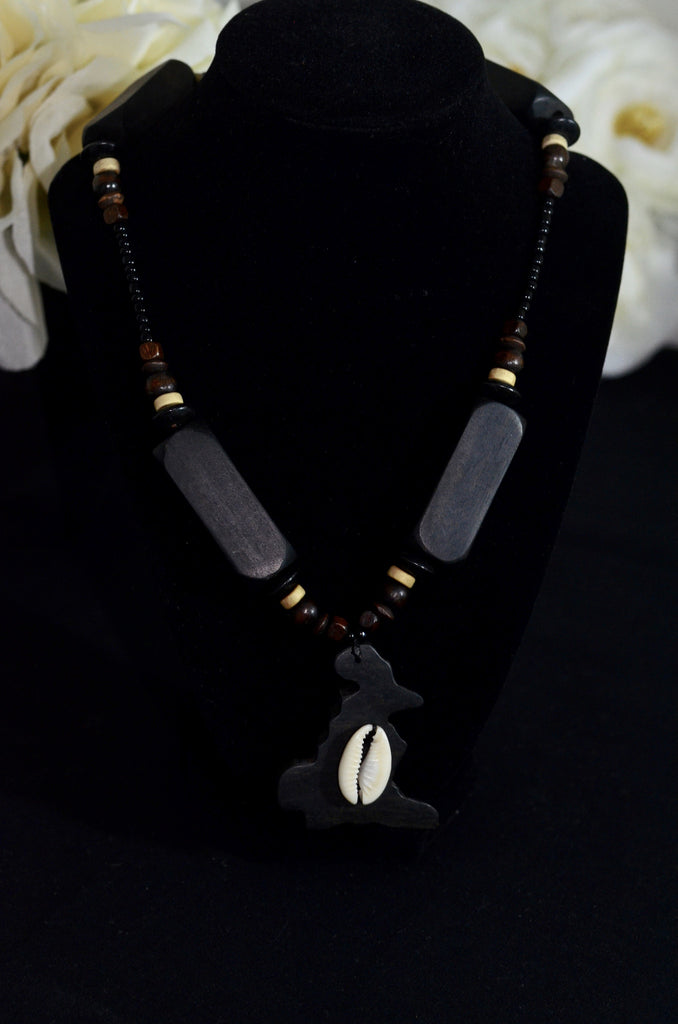 Tribal black Necklace