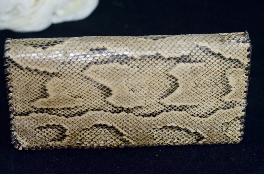 Sade Snake skin clutch