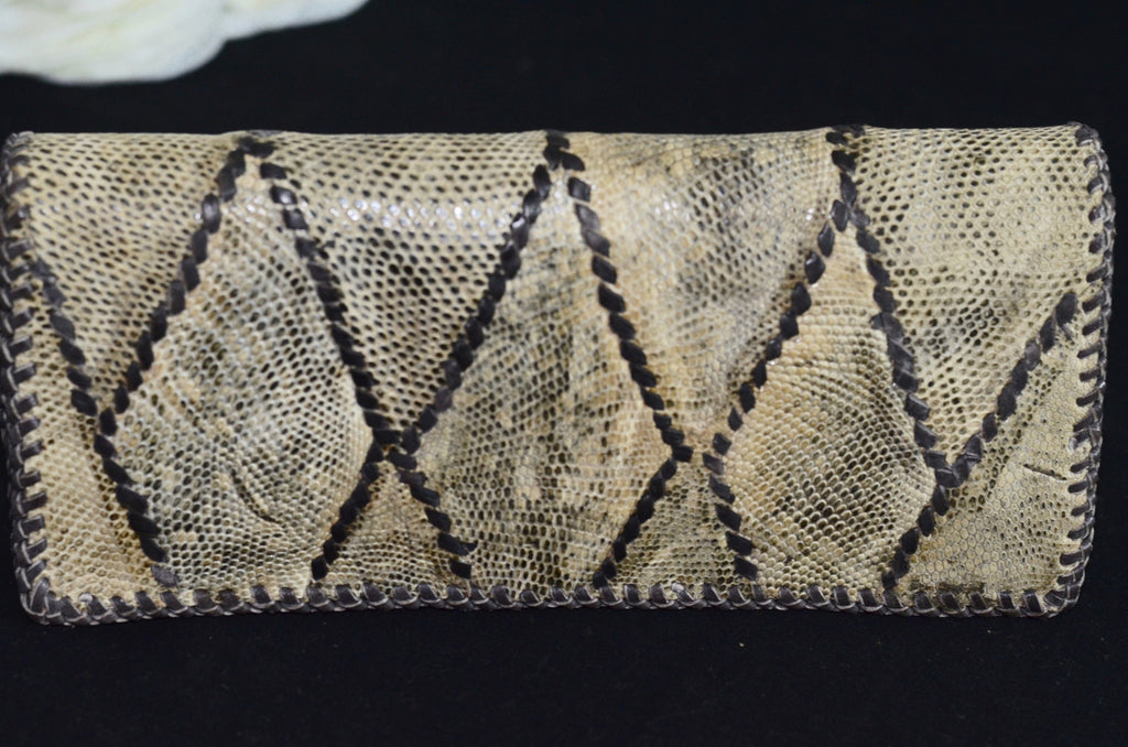 Bosede snake Skin Clutch