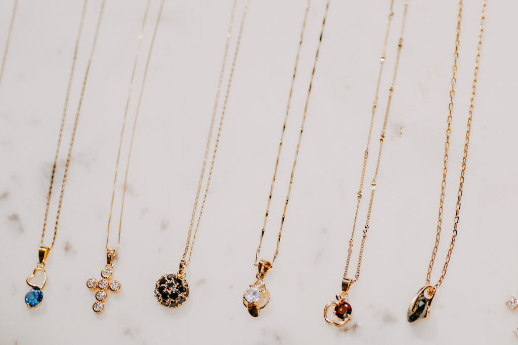 Black and gold necklace