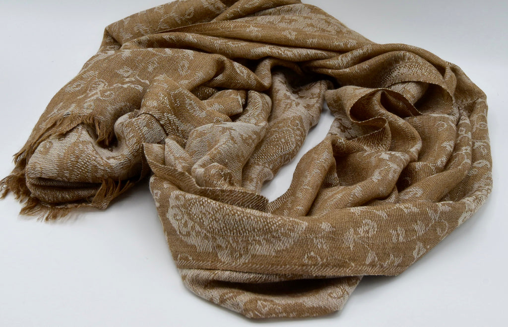 Beautiful Brown Pashmina Scarf