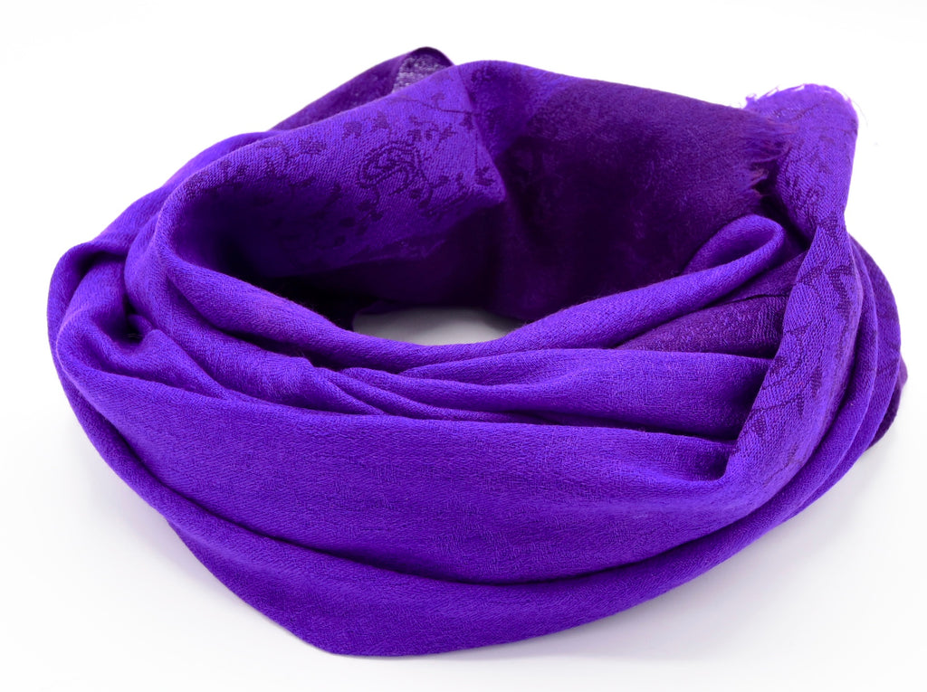 Royal purple scarf