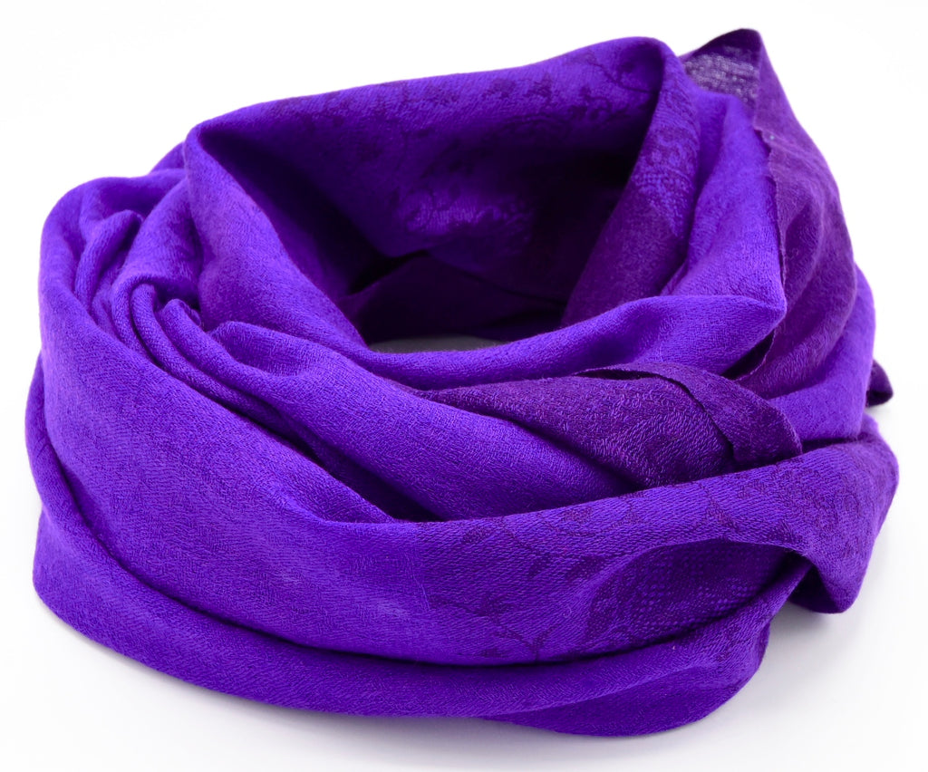 Royal purple scarf