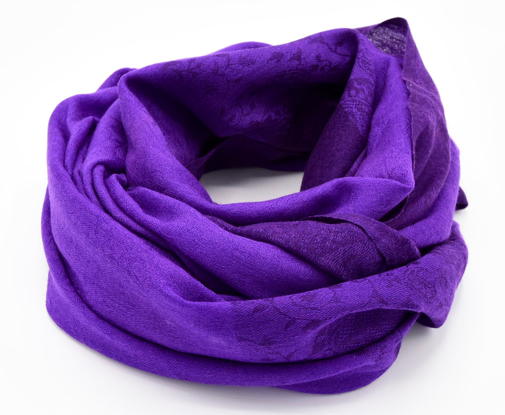 Royal purple scarf