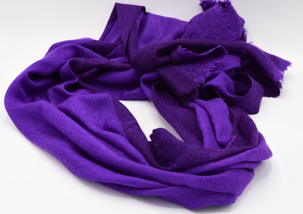 Royal purple scarf