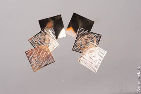 lightweight drop gold earring