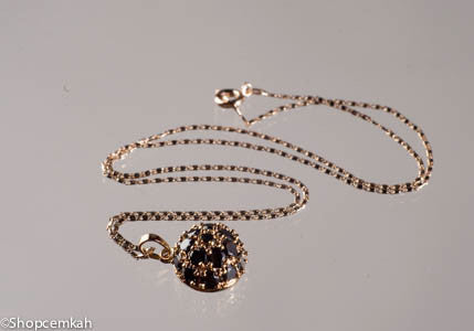 Black and gold necklace