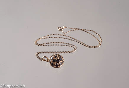 Black and gold necklace